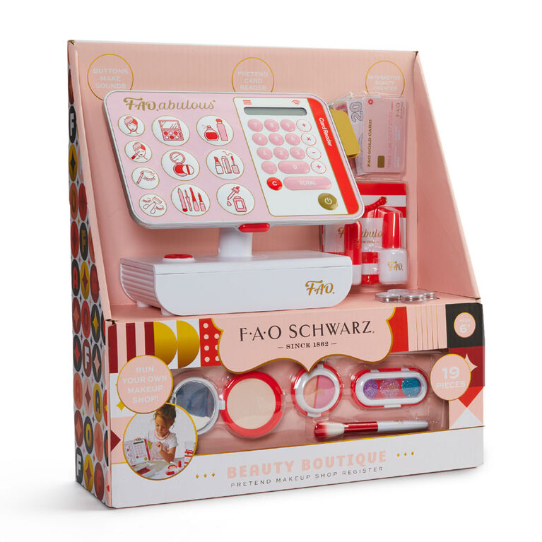 F.A.O. Schwarz - Jouet de maquillage factice 19 pièces - Notre exclusivité