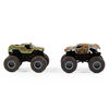 Monster Jam, Official Soldier Fortune vs. Max D Color-Changing Die-Cast Monster Trucks, 1:64 Scale