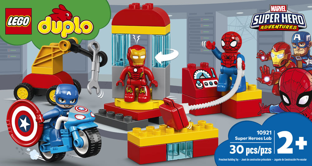 Lego duplo super heroes lab 10921 marvel avengers hot sale