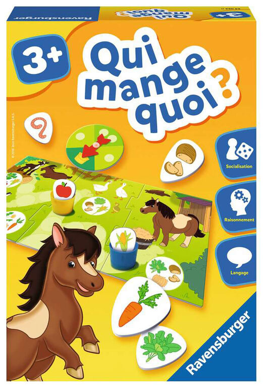 Ravensburger! Who Eats What? Game - French Edition