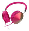 Art + Sound Iridescent Headphones with Mic, Pink