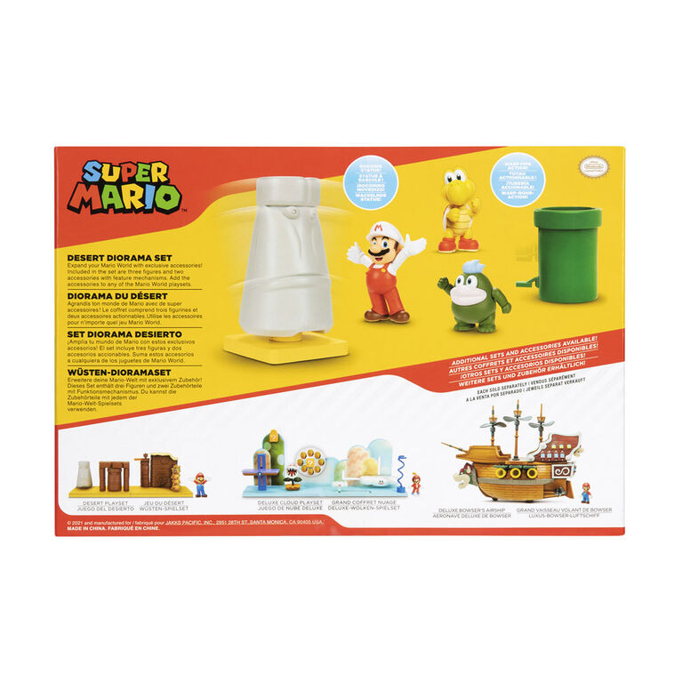 Nintendo Super Mario 2.5" Desert  Plains Diorama Set