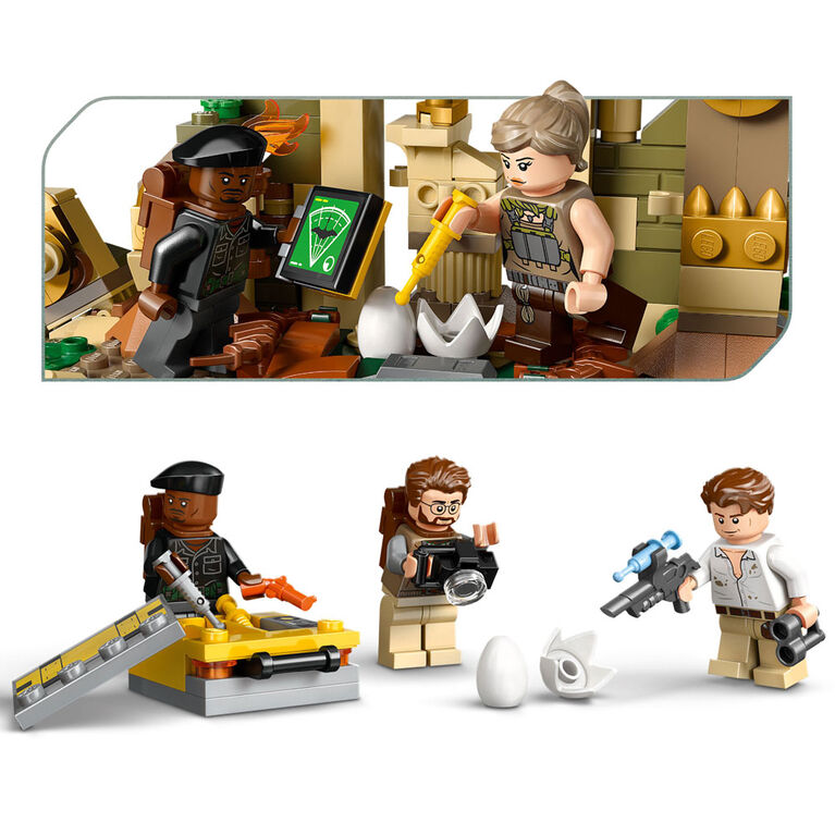 LEGO Jurassic World Mission Aérienne Spinosaure et Quetzalcoatlus, Jouet de Construction de Dinosaures pour Enfants 76976