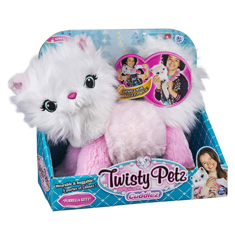 Twisty Petz Cuddlez, Peluche transformable à collectionner Purrella Kitty