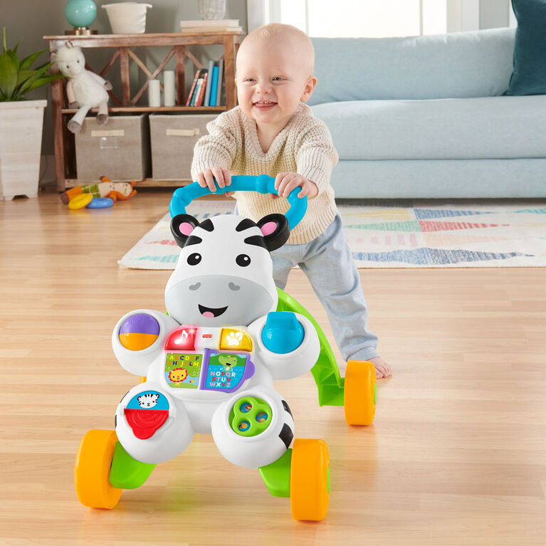 Fisher-Price Mon Trotteur Zèbre Parlant Français, Jouet Evolutif