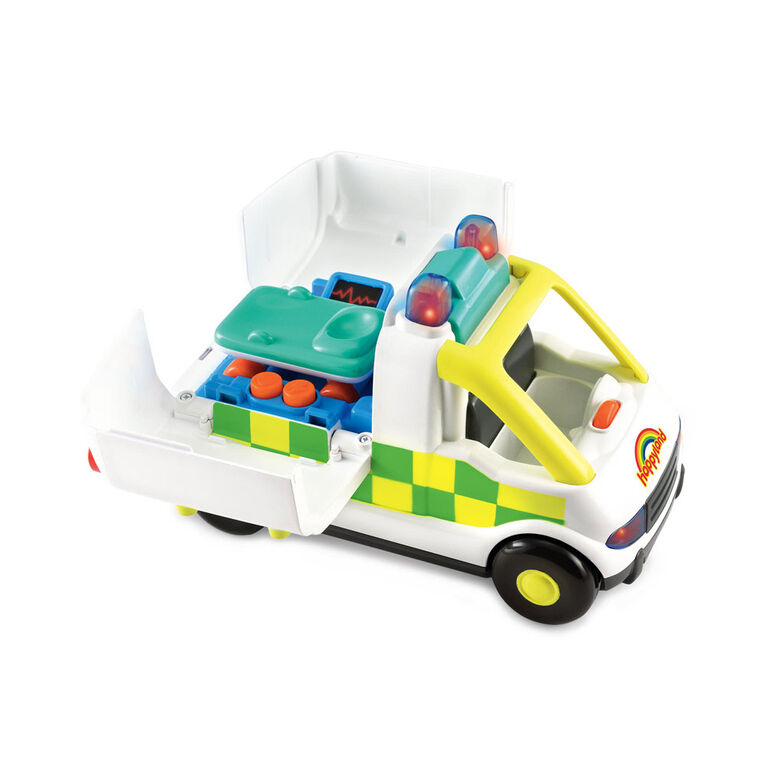 Happyland Lights and Sounds Ambulance - Édition anglaise - Notre exclusivité