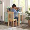 Study Desk with Chair- Mint