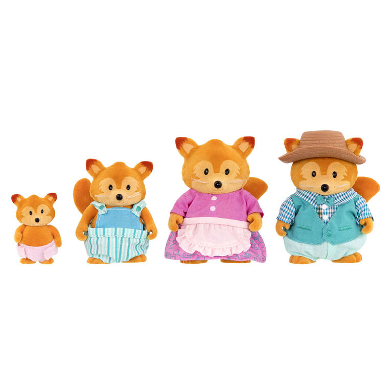 Tippytail Renards, Li'l Woodzeez, Ensemble de petites figurines de renards