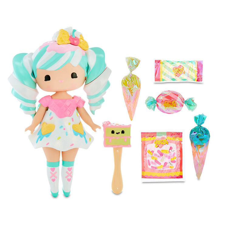 Grande poupée Secret Crush Sundae Swirl de 13 pouces avec mini poupée meilleure amie