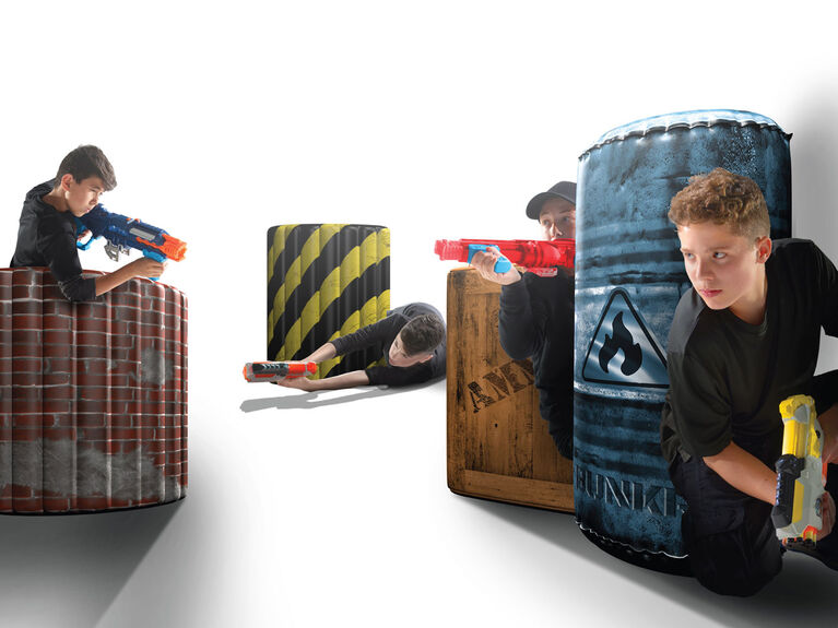 BUNKR Battlezones Competition Pack Inflatable Game Field 4 Piece