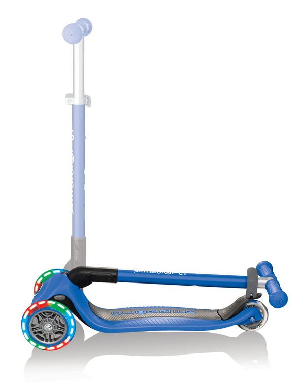 Primo Foldable Light-Up Scooter - Navy Blue