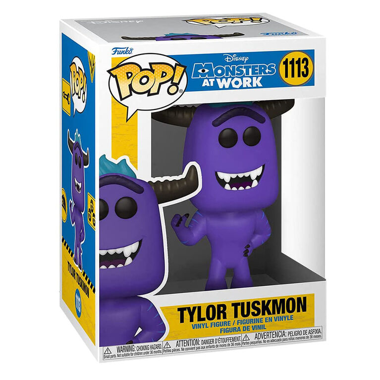 Figurine en Vinyle Tyler Tuskmon par Funko POP! Disney: Monsters At Work