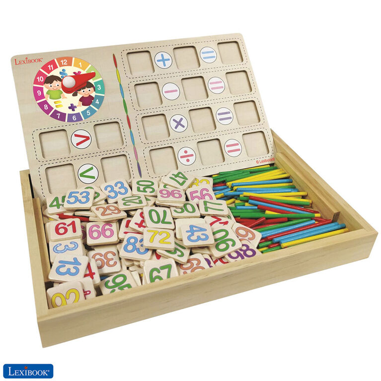 Math School - Wooden Box with Drawing Board
