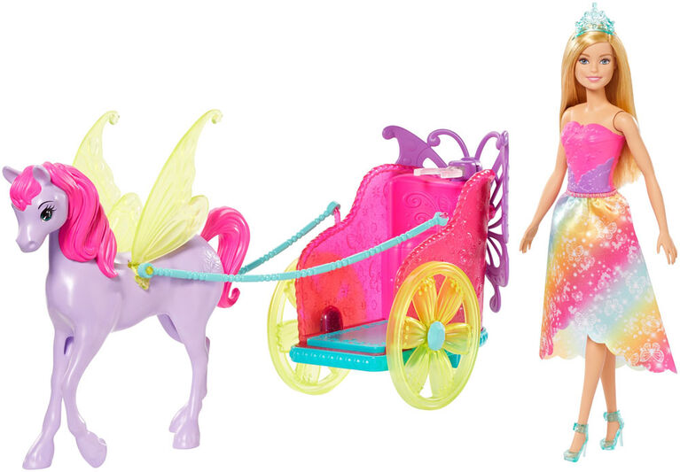 Barbie - Dreamtopia - Princesse, Pegase et char