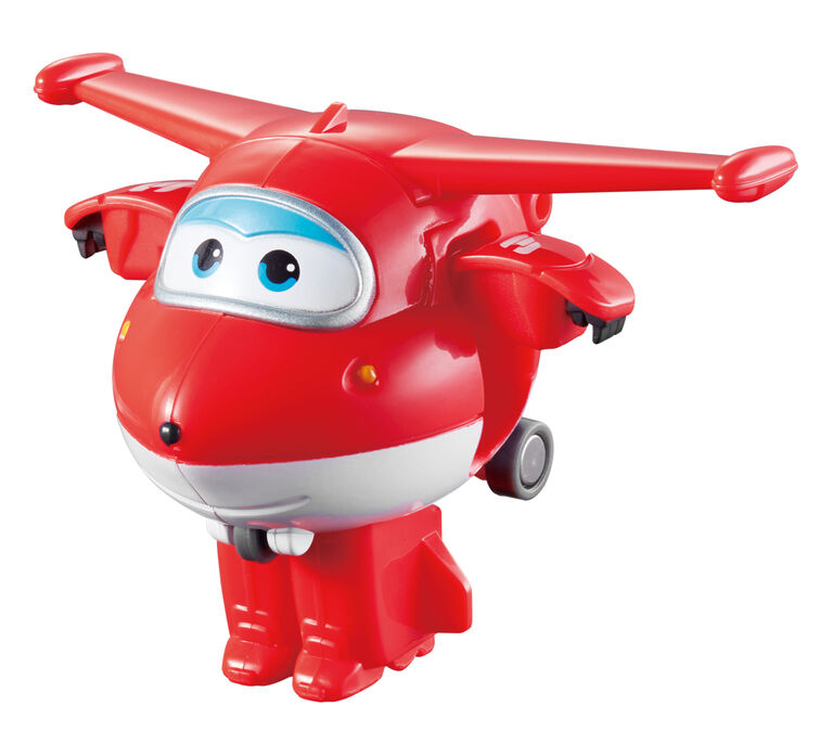 Super Wings Transform-a-Bots, paquet de 4 - Jett/Mira/Paul/Grand Albert