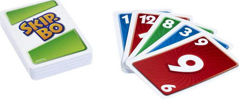 Skip-Bo Card Game - styles may vary