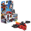 Transformers Toys EarthSpark 1-Step Flip Changer Terran Twitch, 4 Inch Action Figure