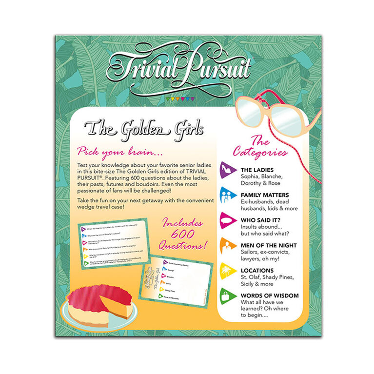 TRIVIAL PURSUIT: The Golden Girls Card Game - English Edition
