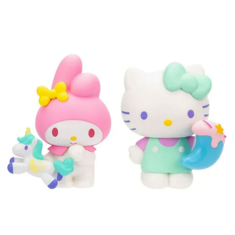 Hello Kitty & Friends 2 Figure Pack: Dreamland - My Melody Unicorn, Hello Kitty Lollipop