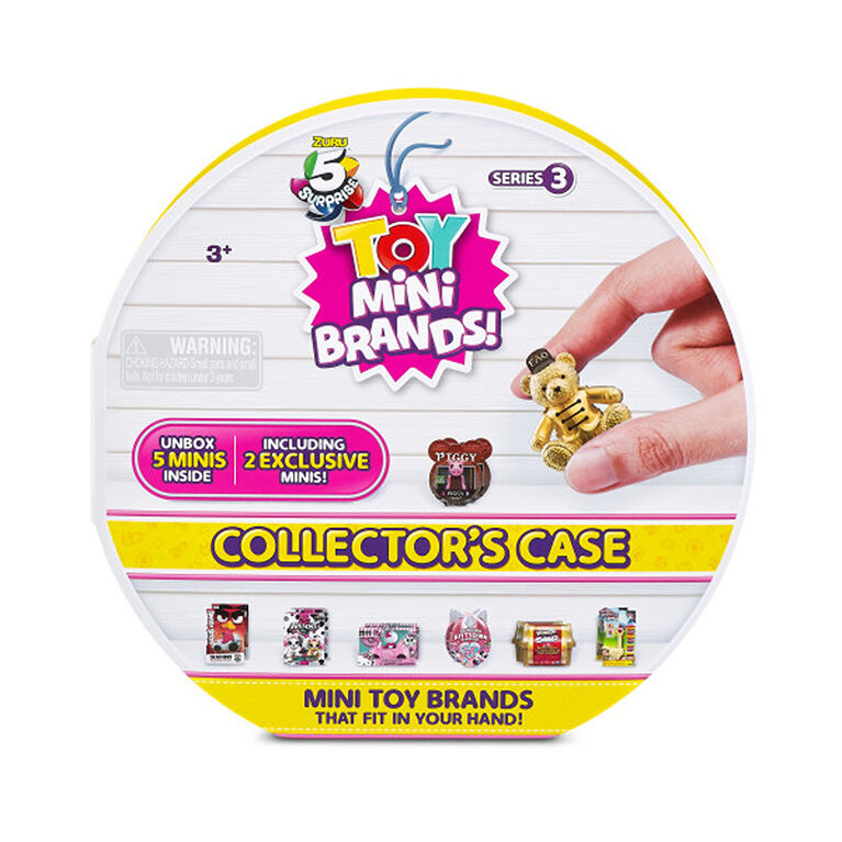 Zuru 5 Surprise Toy Mini Brands Series 3 Collector's Case with 5 Exclusive  Minis (Styles May Vary)