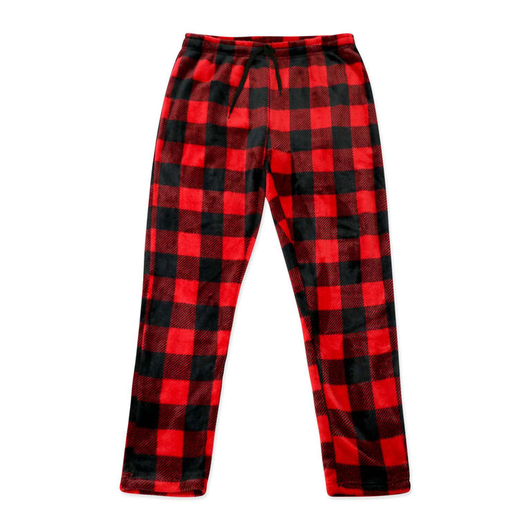 J&L Designs Ladies 2-Piece Set Pajama Buffalo Bear S