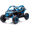 KIDSVIP Can-Am Maverick 2X24V Kids' & Toddlers' 4X4 Ride-On UTV Buggy w/ RC - Blue