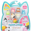 Squishmallows Squish-a-longs Pack de 8 - les styles peuvent varier