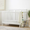 Cotton Candy Baby Crib 4 Heights with Toddler Rail Pure White
