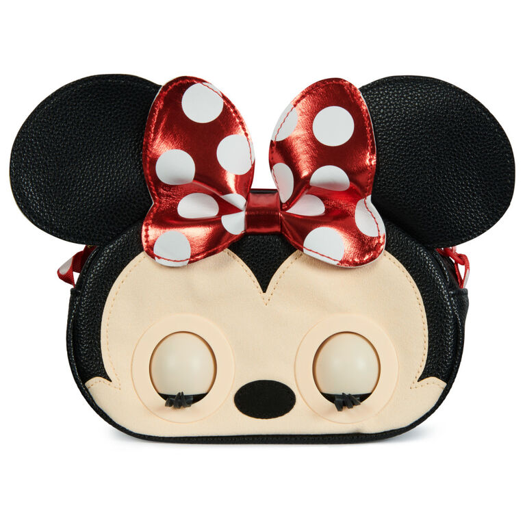 Purse Pets, Disney Minnie Mouse Interactive Pet Toy and Shoulder Bag with over 30 Sounds and Reactions, Crossbody Purse