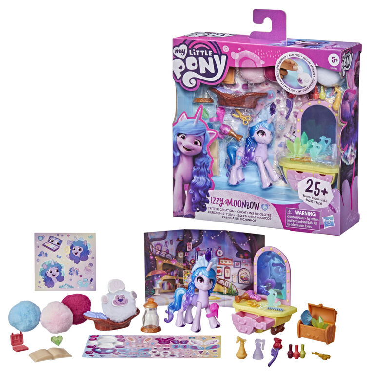 My Little Pony: A New Generation Movie Story Scenes Critter Creation Izzy Moonbow 