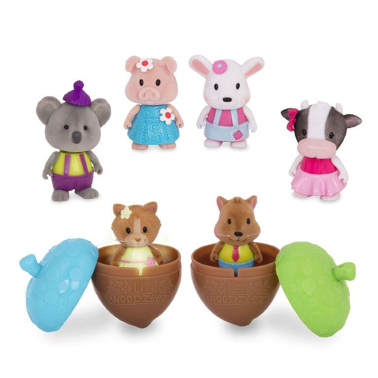Woodzeez, Li'L Woodzeez, Bobbleez, Toy Bobblehead Character in Acorn