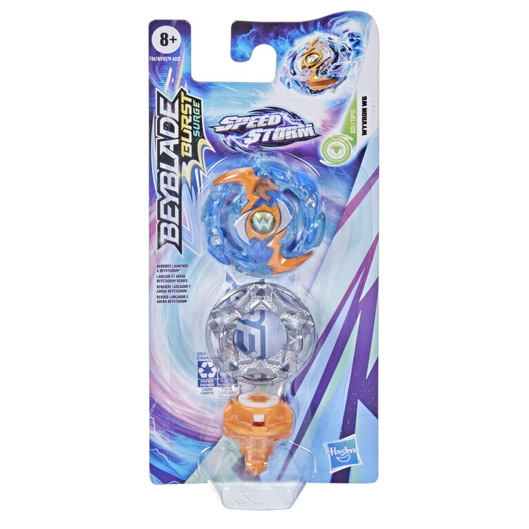 Beyblade Burst Surge Speedstorm Wyvron W6 Spinning Top Single Pack