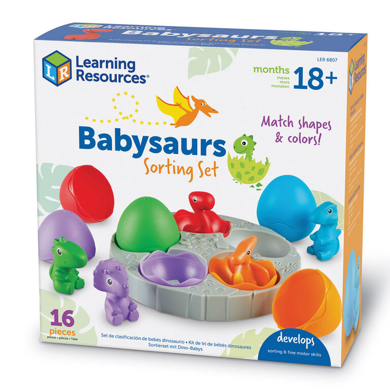 Learning Resources Babysaurs Sorting Set - English Editon