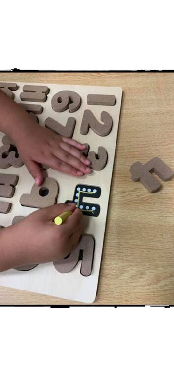 Creative Beginning - Number Chalkboard Puzzle