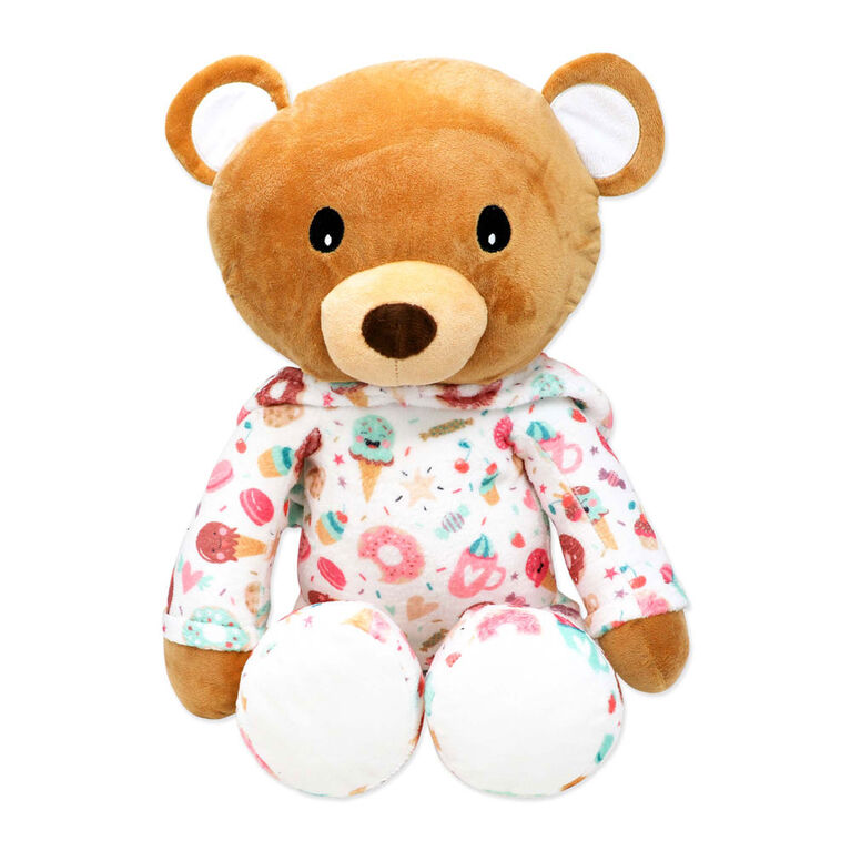 Jesse & Lulu Lounge Sleepover Bear: White Bakeshop