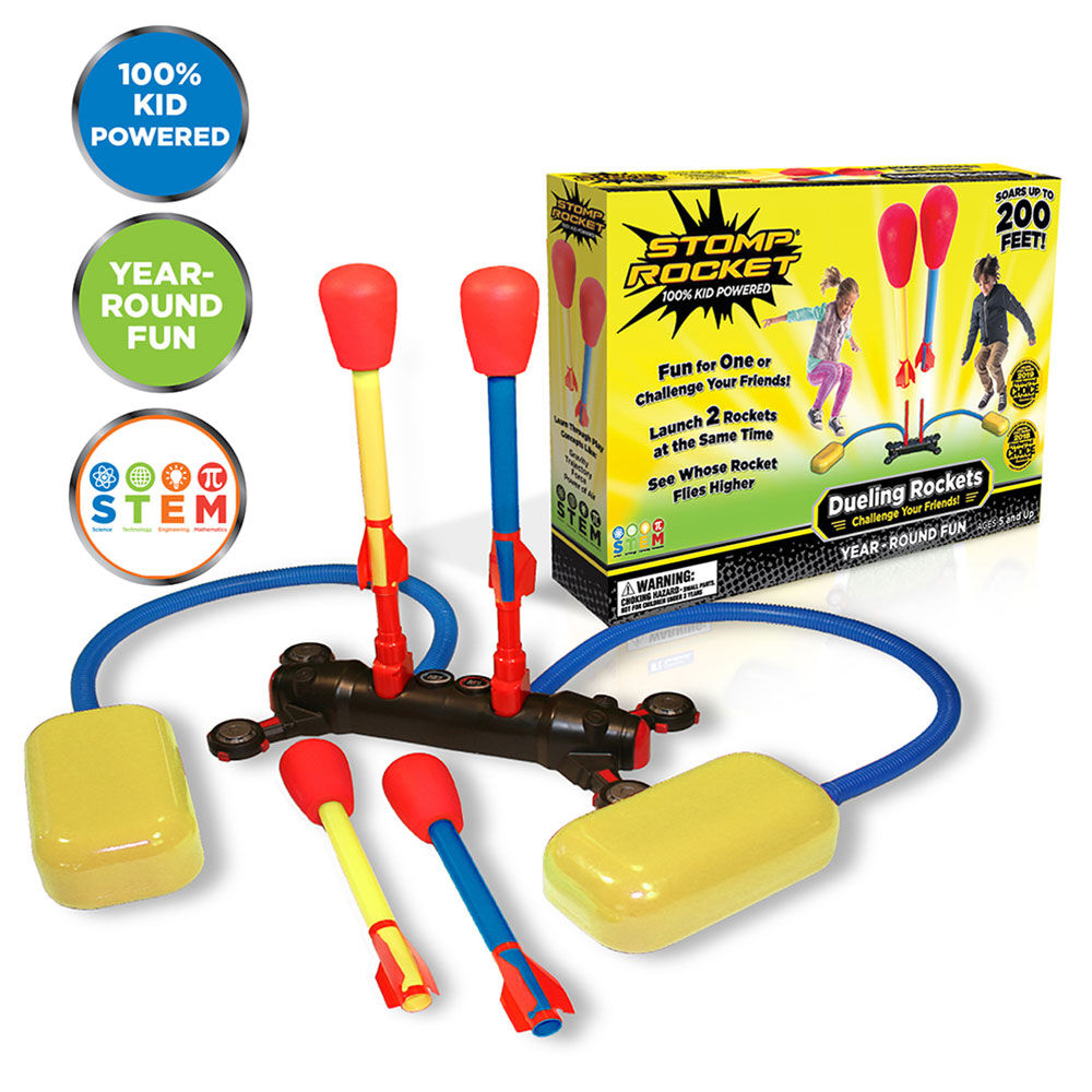 Dual stomp rocket clearance