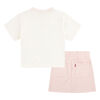 Levis T-shirt and Skirt Set - Pink - Size 4
