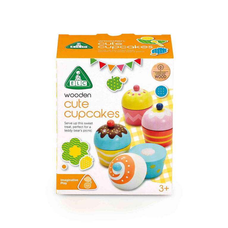 Early Learning Centre Wooden Cute Cupcakes - Édition anglaise - Notre exclusivité