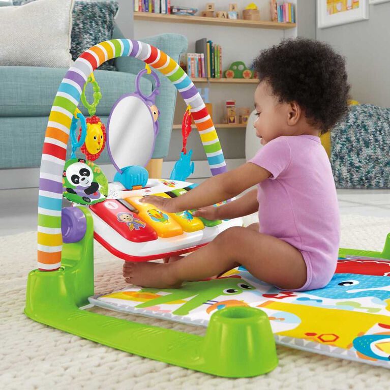 Fisher-Price Deluxe Kick and Play Piano Gym - French Edition