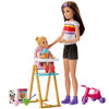 Barbie Skipper Babysitters Inc. Playset with Skipper Doll, Feeding Toddler Doll and More