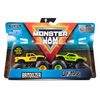 Monster Jam, Official Brodozer vs. Gas Monkey, 1:64 Scale, 2 Pack