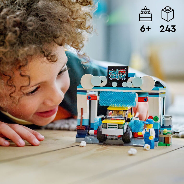 LEGO City Le lave-auto 60362 Ensemble de jeu de construction (243 pièces)