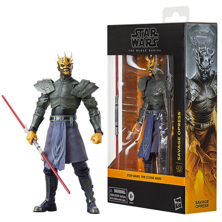 Star Wars The Black Series Savage Opress, Star Wars: The Clone Wars Deluxe Collectible 6 Inch Action Figure
