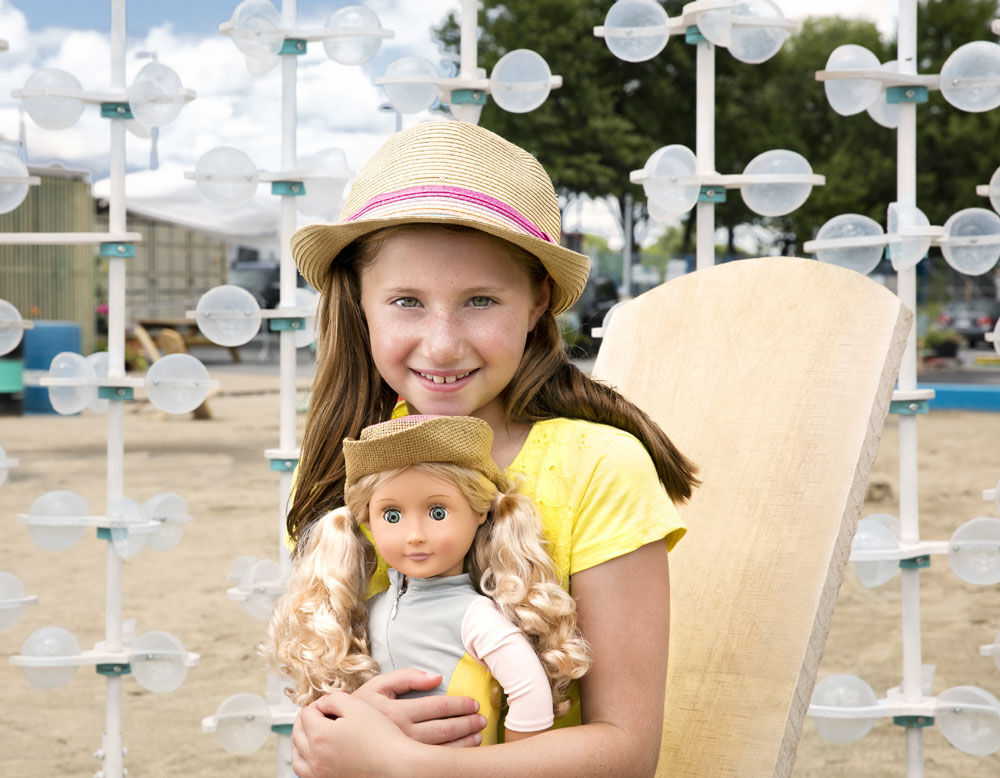 Our Generation Coral 18 inch Posable Surfer Doll