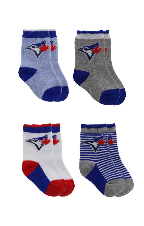 MLB 4 Pack Socks 0-3 Months