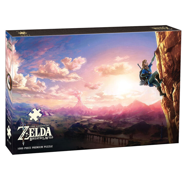 The Legend of Zelda: Breath of the Wild Scaling Hyrule Premium Puzzle - English Edition