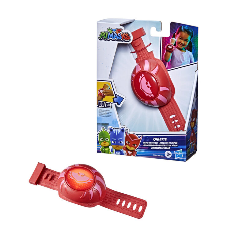 PJ Masks Owlette Power Wristband Preschool Toy - English Edition