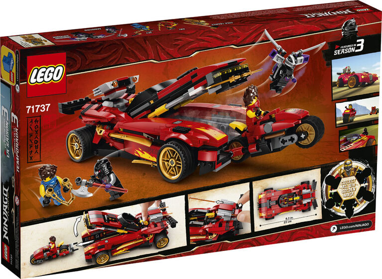 LEGO Ninjago Le chargeur Ninja X-1 71737 (599 pièces)