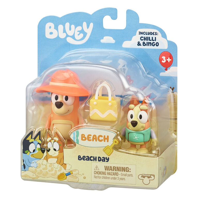 Bluey Beach Figure 2Pack Beach