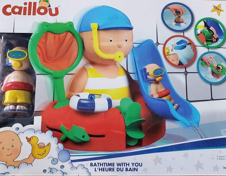 Caillou Bath Time